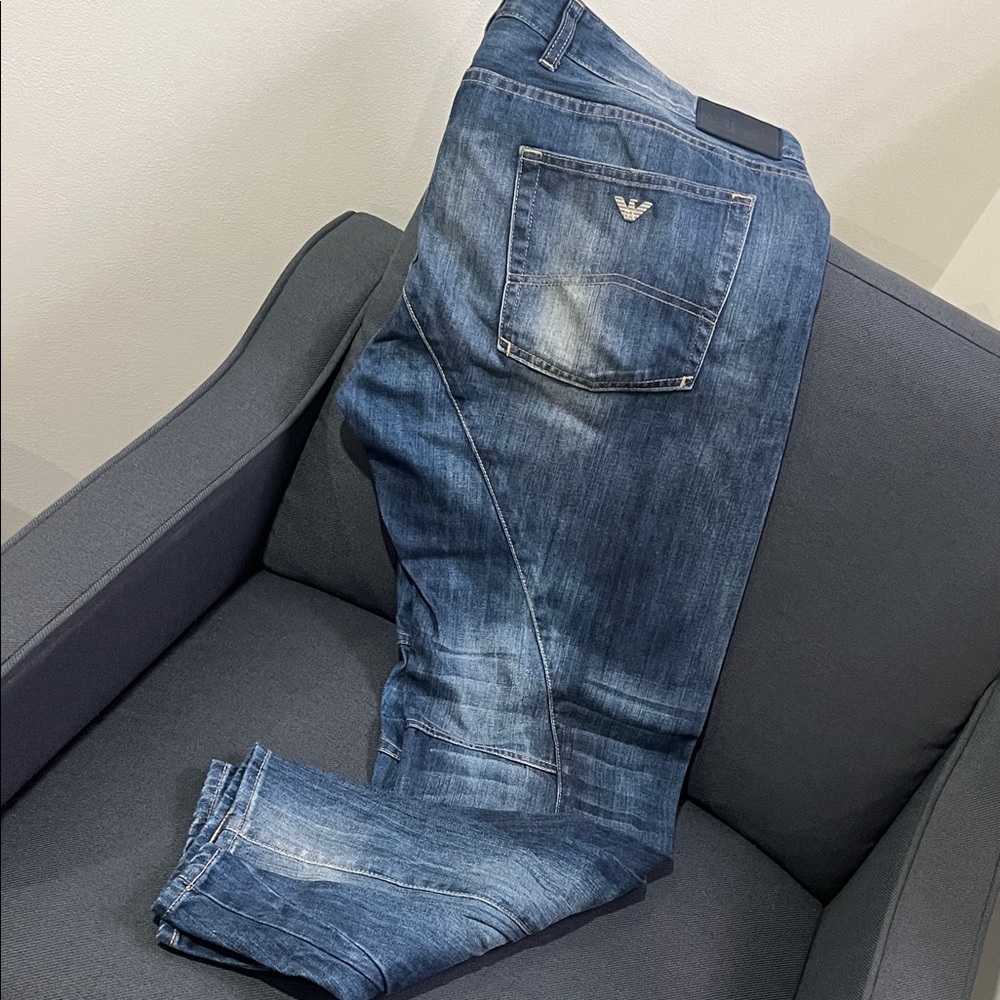 Armani Jeans Slim Fit in Classic Blue